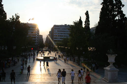 Athènes, Sindagma